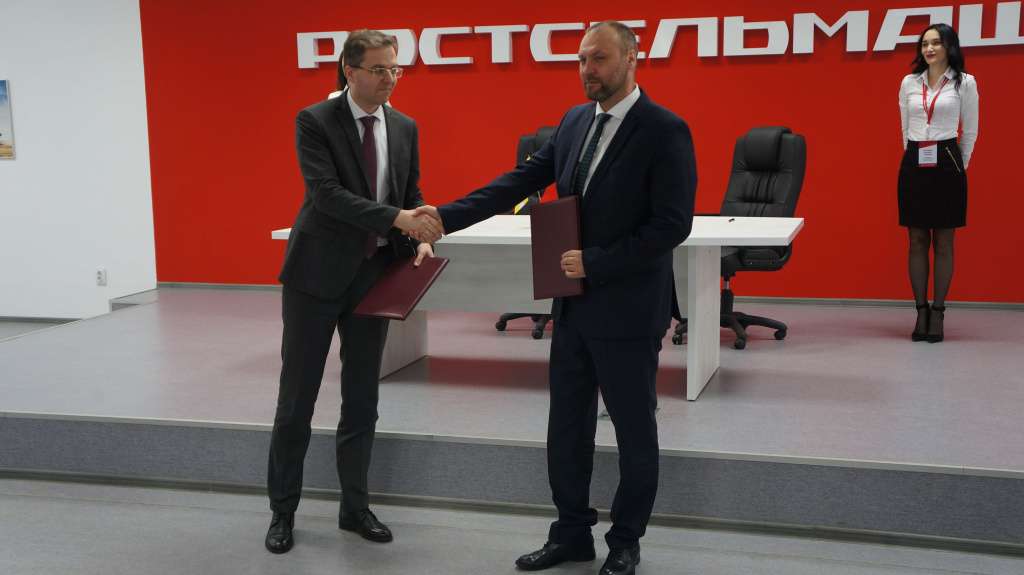 Ростсельмаш и Минсельхоз Ставропольского края подписали соглашение Ростсельмаш и Минсельхоз Ставропольского края подписали соглашение
